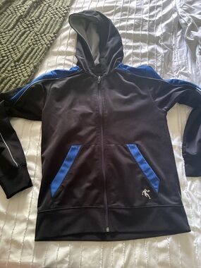 Boys And1 Black Hoodie with Blue Accents